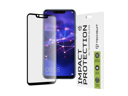 76224 techsuit 111d full cover full glue glass tvrdene sklo pre huawei mate 20 lite nova 3 nova 3i p smart plus cierne