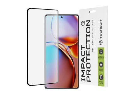 83190 techsuit 111d full cover full glue glass 3d zakrivene sklo pre motorola edge 40 pro cierne
