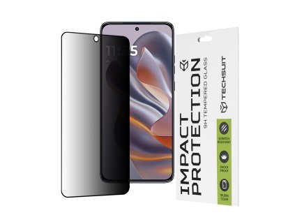 85122 techsuit 111d privacy full glue ochranne sklo s ochranou sukromia pre motorola edge 50 neo thinkphone 25 cierne