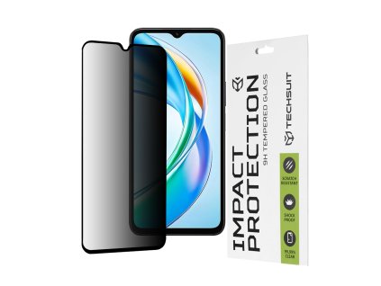 80652 techsuit 111d privacy full glue tvrdene sklo pre honor x5b cierne