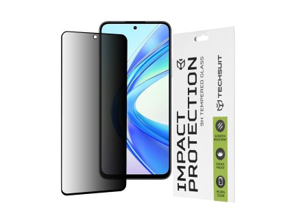 79728 techsuit 111d privacy full glue tvrdene sklo pre honor x7b x7b 5g 90 smart cierne