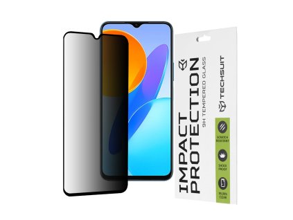 79716 techsuit 111d privacy full glue tvrdene sklo pre honor x8 5g x6 70 lite cierne