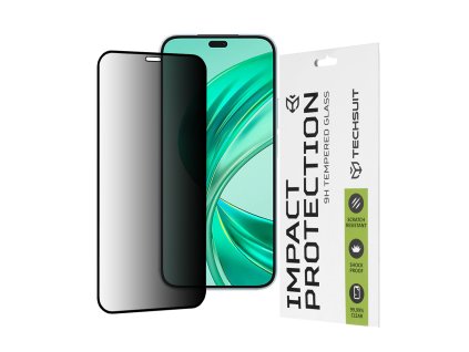 79731 techsuit 111d privacy full glue tvrdene sklo pre honor x8b x8c cierne