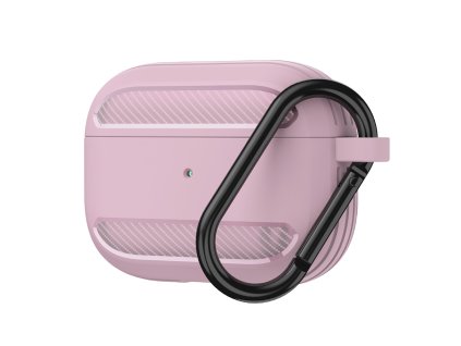 82248 techsuit carbon silicone puzdro pre airpods 3 ruzove