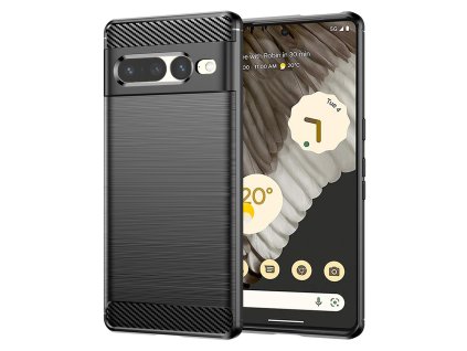 78462 techsuit carbon silicone puzdro pre google pixel 7 pro cierne
