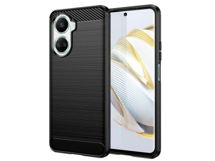 76287 techsuit carbon silicone puzdro pre huawei nova 10 se cierne