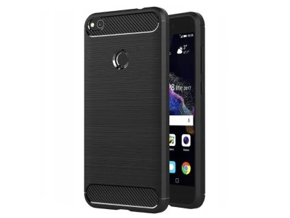 76113 techsuit carbon silicone puzdro pre huawei p9 lite 2017 p8 lite 2017 cierne