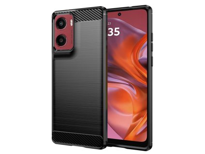 85290 techsuit carbon silikonove puzdro na motorola moto g05 e15 cierne