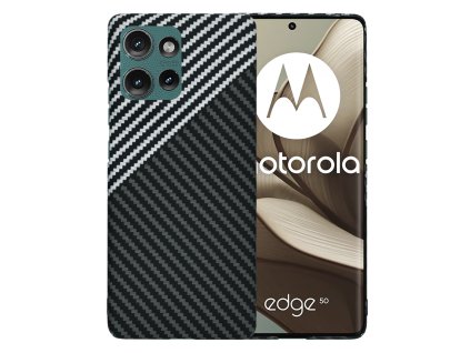 85170 techsuit carbonite fibershell puzdro na motorola edge 50 tmavosive