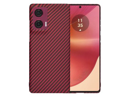 84534 techsuit carbonite fibershell puzdro na motorola edge 50 fusion cervene