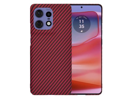 84504 techsuit carbonite fibershell puzdro na motorola edge 50 pro cervene