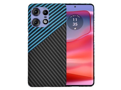 84507 techsuit carbonite fibershell puzdro na motorola edge 50 pro modre pulse
