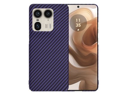 84414 techsuit carbonite fibershell puzdro na motorola edge 50 ultra fialove