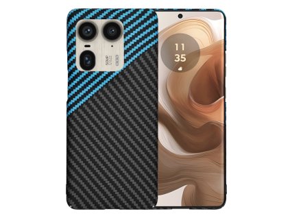 84522 techsuit carbonite fibershell puzdro na motorola edge 50 ultra modre pulse
