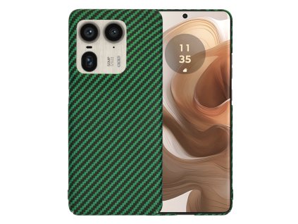 84516 techsuit carbonite fibershell puzdro na motorola edge 50 ultra zelene