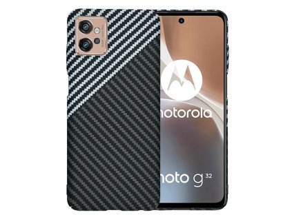 84651 techsuit carbonite fibershell puzdro na motorola moto g32 tmavosive