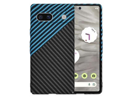 78840 techsuit carbonite fibershell puzdro pre google pixel 7a blue pulse
