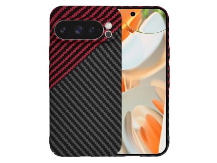78741 techsuit carbonite fibershell puzdro pre google pixel 9 pro red vortex