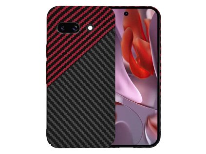 79212 techsuit carbonite fibershell puzdro pre google pixel 9a red vortex