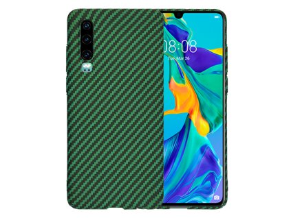 77034 techsuit carbonite fibershell puzdro pre huawei p30 zelene