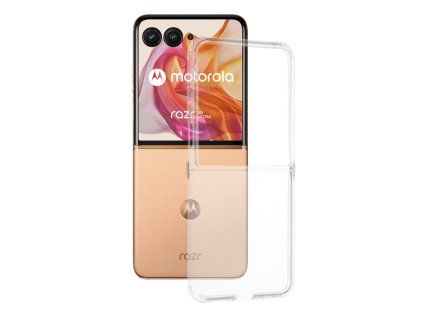 84834 techsuit clear silicone puzdro na motorola razr 50 ultra transparent