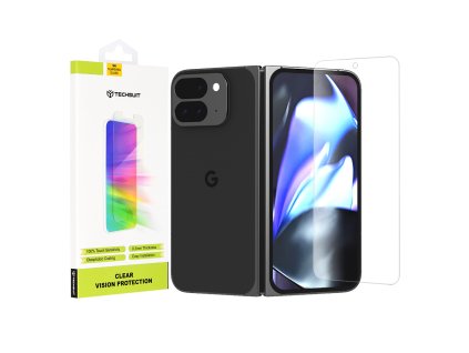 79062 techsuit clear vision glass outside screen tvrdene sklo pre google pixel 9 pro fold priehladne