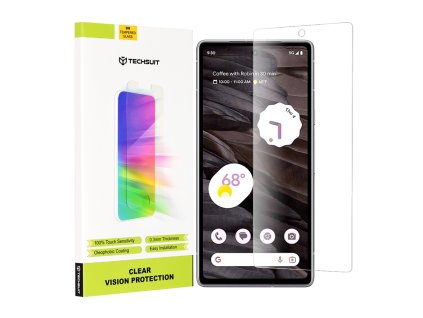 78474 techsuit clear vision glass tvrdene sklo pre google pixel 7a priehladne