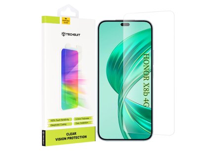 79608 3 techsuit clear vision glass tvrdene sklo pre honor x8b x8c priehladne