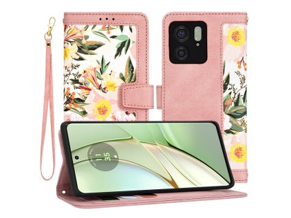 85575 techsuit flipcraft knizkove puzdro s remienkom na motorola edge 40 edge 2023 ruzova sweetheart