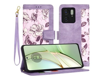 85584 techsuit flipcraft knizkove puzdro s remienkom na motorola edge 40 edge 2023 tajemna fialova
