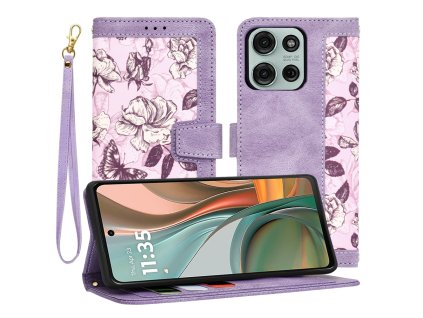 85995 techsuit flipcraft knizkove puzdro s remienkom na motorola moto g75 tajemna fialova