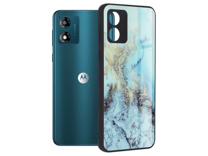 83433 techsuit glaze series puzdro na motorola moto e13 modre ocean