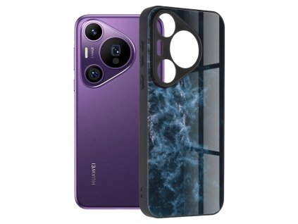 76584 techsuit glaze series puzdro pre huawei pura 70 pro modra hmlovina