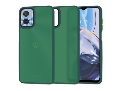 83715 techsuit halofrost series puzdro na motorola moto e22 moto e22i tmavozelene