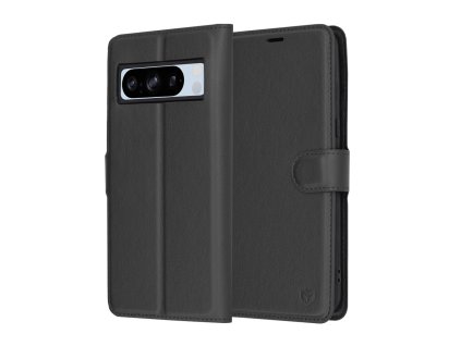 79329 6 techsuit leather folio puzdro pre google pixel 8 pro cierne