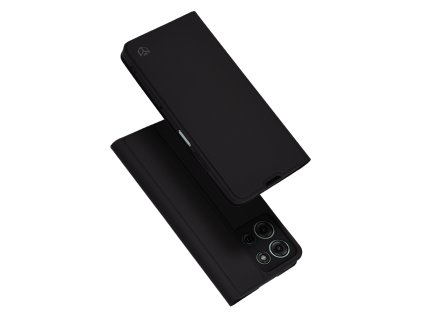 86001 techsuit magskin book magneticke knizkove puzdro na motorola moto g75 cierne