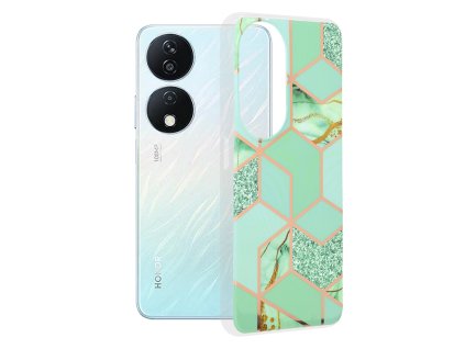 79893 techsuit marble series puzdro pre honor x7b x7b 5g 90 smart zelena hex