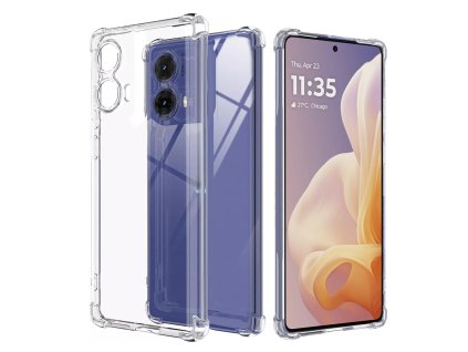 84429 techsuit odolne priehladne silikonove puzdro na motorola moto g85 priehladne