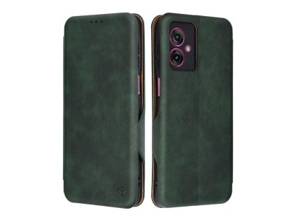 85890 techsuit safe wallet plus knizkove puzdro na motorola moto g55 zelene
