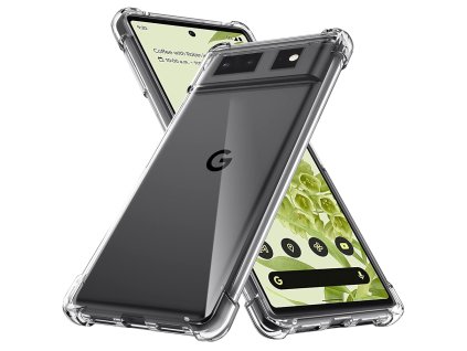 78531 techsuit shockproof clear silicone puzdro pre google pixel 6 priehladne