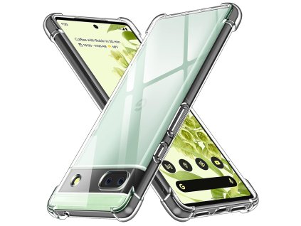 78537 techsuit shockproof clear silicone puzdro pre google pixel 6a priehladne