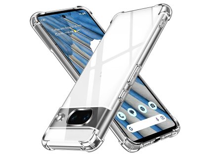78540 techsuit shockproof clear silicone puzdro pre google pixel 7 priehladne
