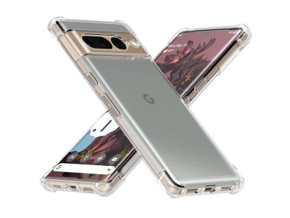 78543 techsuit shockproof clear silicone puzdro pre google pixel 7 pro priehladne