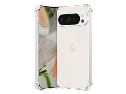78567 techsuit shockproof clear silicone puzdro pre google pixel 9 pro priehladne