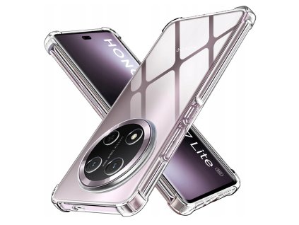 80610 techsuit shockproof clear silicone puzdro pre honor magic7 lite x9c priehladne