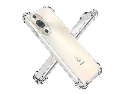 76404 techsuit shockproof clear silicone puzdro pre huawei nova 11 nova 12s priehladne