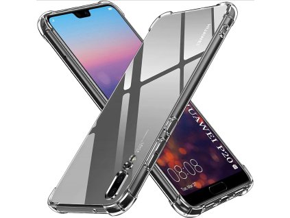 77121 5 techsuit shockproof clear silicone puzdro pre huawei p20 priehladne