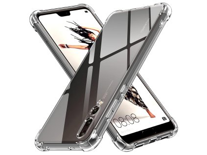 76344 techsuit shockproof clear silicone puzdro pre huawei p20 pro priehladne