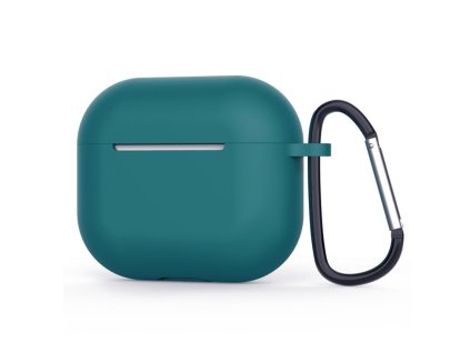 82212 4 techsuit silicone puzdro pre airpods 4 ultratenke hladke petrolejove