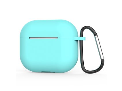 82203 techsuit silicone puzdro pre airpods 4 ultratenke hladke tyrkysove